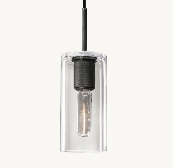 Utilitaire Cylinder Shade Pendant