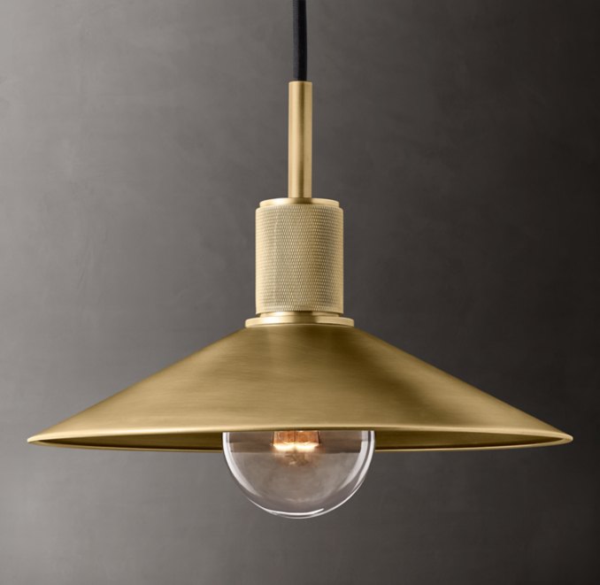 Utilitaire Slope Metal Shade Pendant