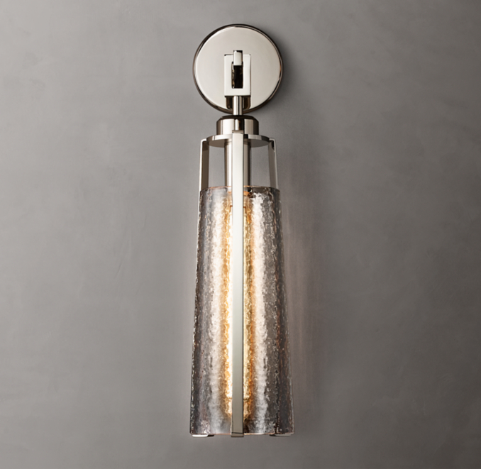ArpÈge Cast Glass Funnel Sconce