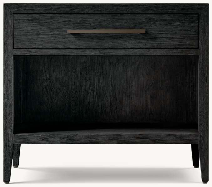 French Contemporary Open Nightstand