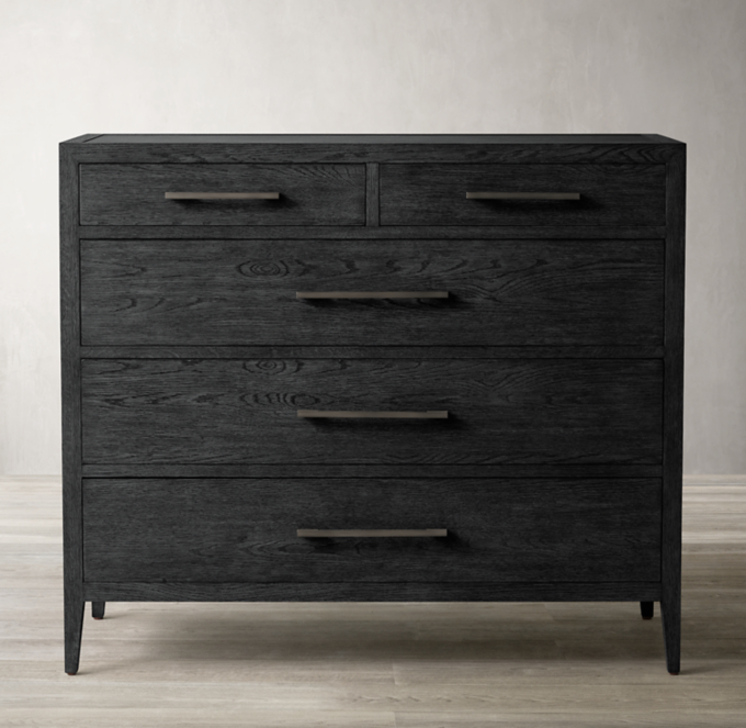 French Contemporary 5 Drawer Dresser