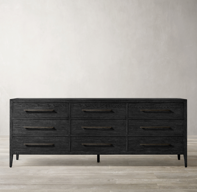 French Contemporary 9 Drawer Dresser