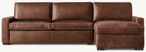 Sleeper Sofas Rh, Leather Sectional Sofa Bed Canada