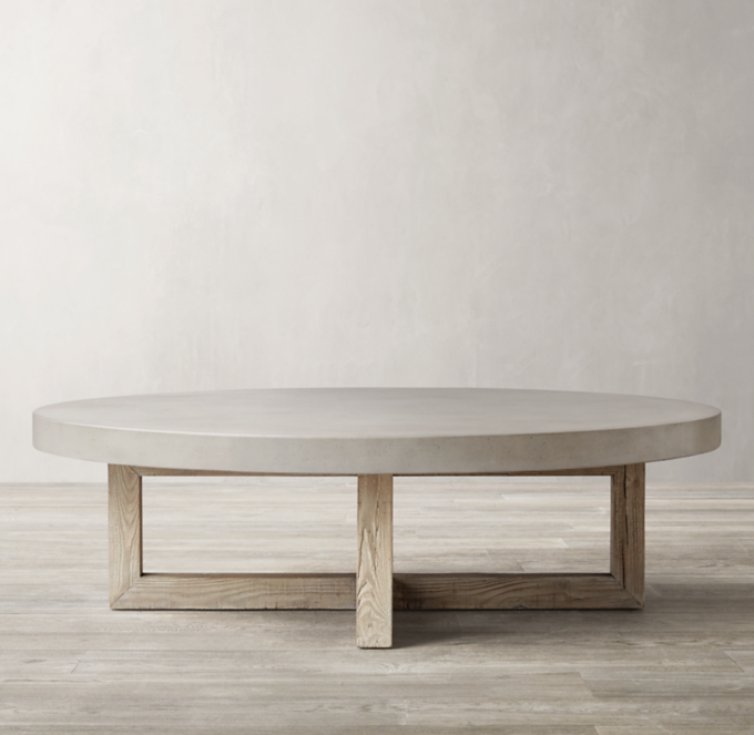 concrete coffee table nick scali