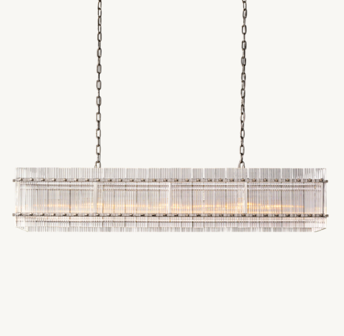 San Marco Rectangular Chandelier 54\"