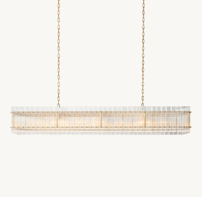 San Marco Rectangular Chandelier 72\"