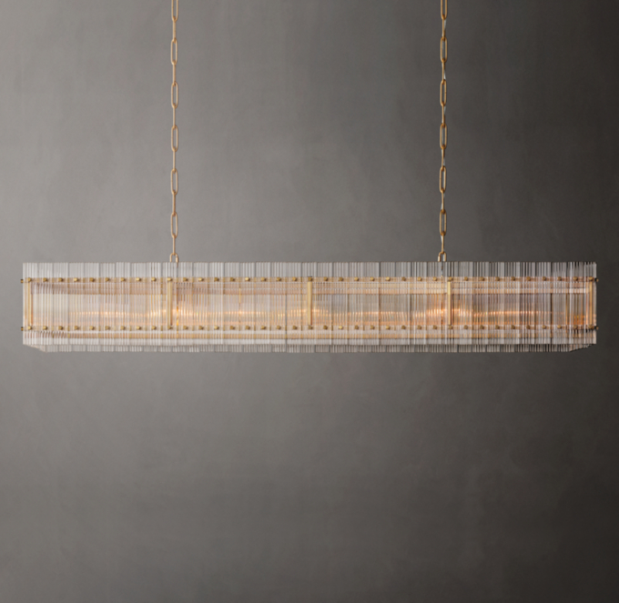 San Marco Rectangular Chandelier 72\"