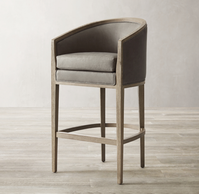 Dixon Leather Bar & Counter Stool