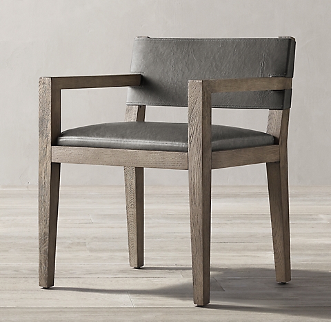 Saddle Dining Chair Collection Rh, Rh Dining Chairs Leather
