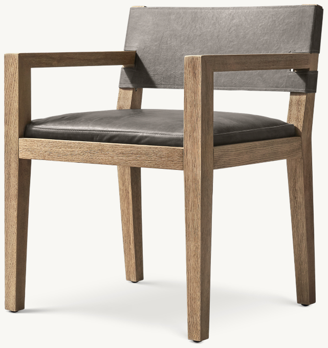 Saddle Leather Dining Armchair