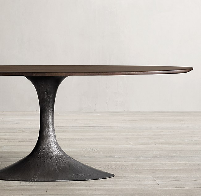 Aero Wood Oval Dining Table