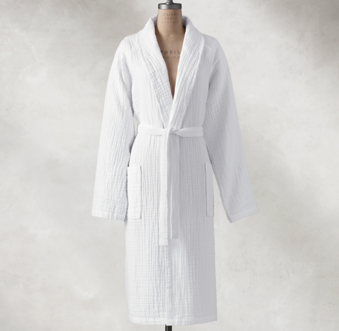 His & Hers Ultra-Light Turkish Cotton Robe