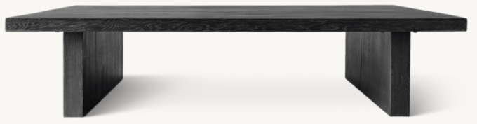 Reclaimed Oak Plank Coffee Table