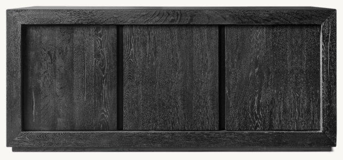 Reclaimed Oak Triple-Door Sideboard