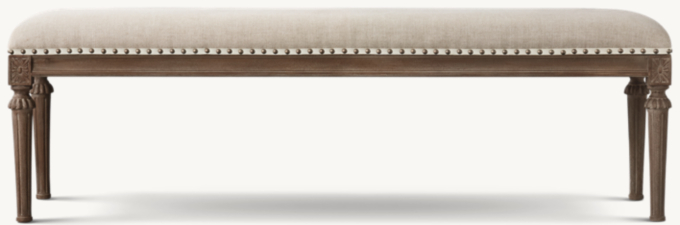 Maison Fabric End-of-Bed Bench