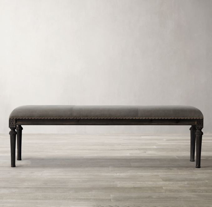 Maison Leather End Of Bed Bench