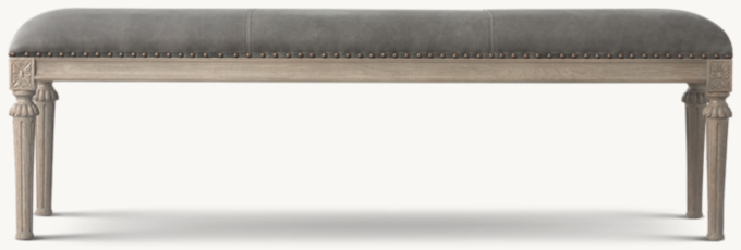 Maison Leather End-of-Bed Bench