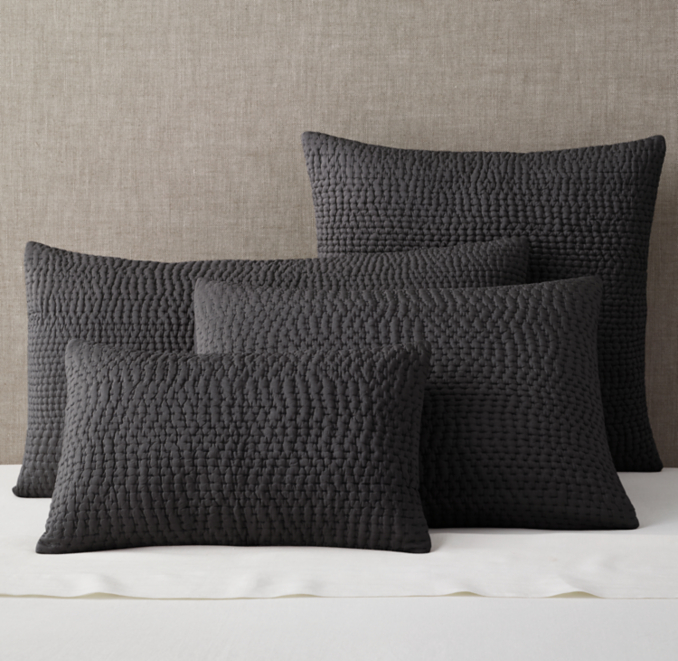 Silk Pick Stitch Sham