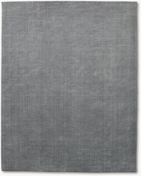 Overhead view of Izar Wool Rug  