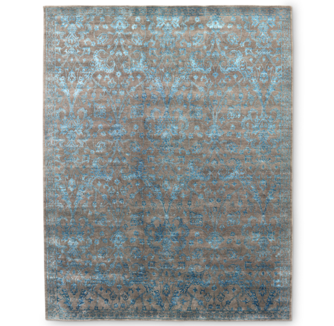 Overhead view of Flore Rug - Made-To-Order 