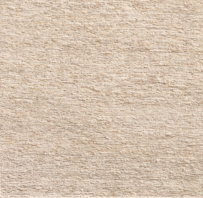 Detail view of Wabi-Sabi Jute Rug - Made-To-Order 