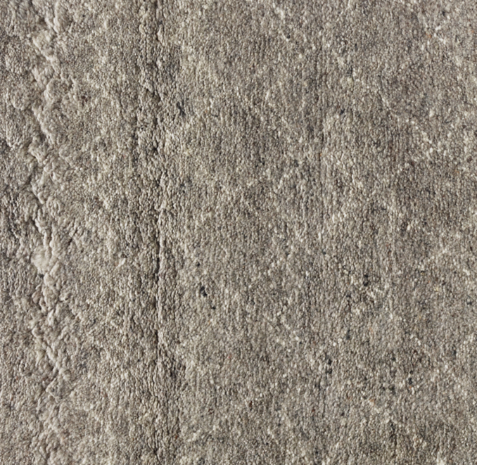 Etched HandKnotted Wool Rug Swatch