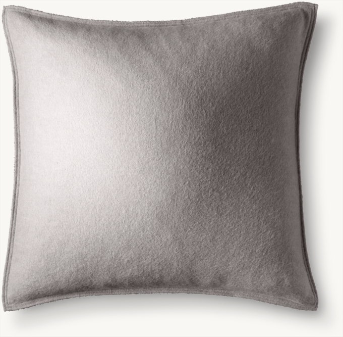 Overhead view of Cashmere Pillow Cover - Square 