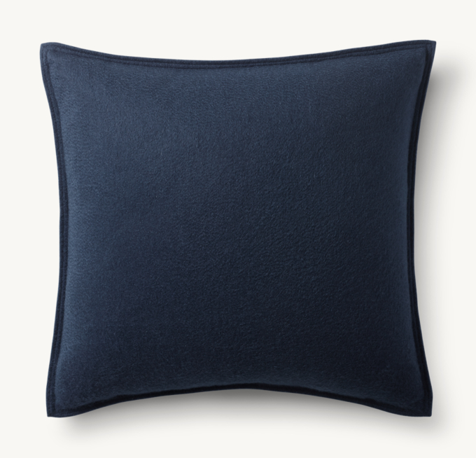 Overhead view of Cashmere Pillow Cover - Square 