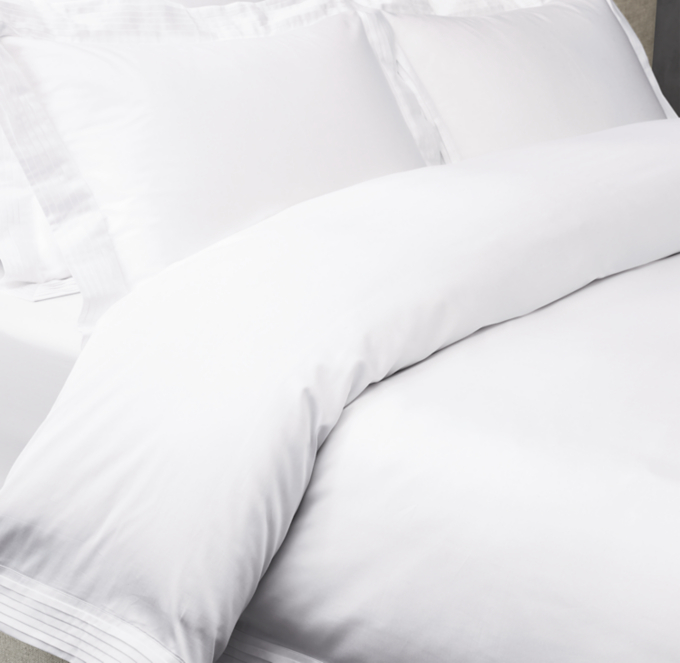 Italian Micro-Pleat 600 Sateen Duvet Cover