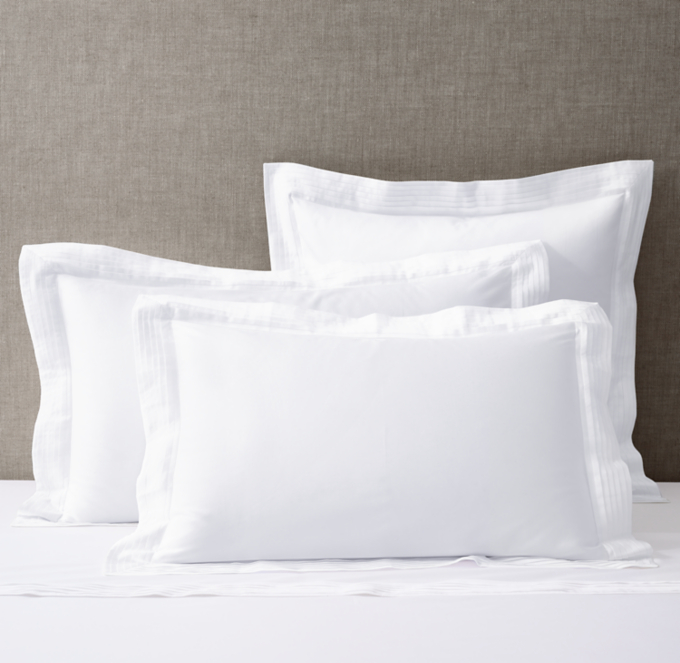 Italian Micro-Pleat 600 Sateen Sham