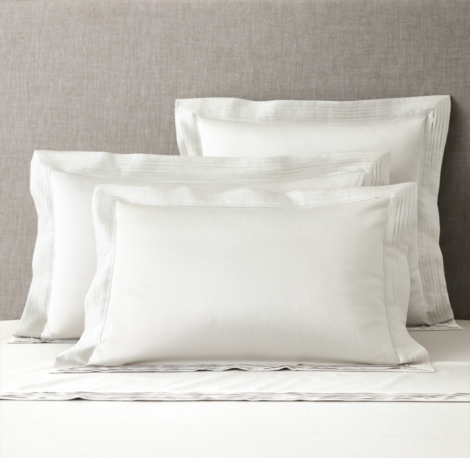 Italian Micro-Pleat 600 Sateen Sham