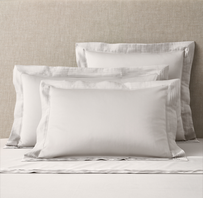 Italian Micro-Pleat 600 Sateen Sham