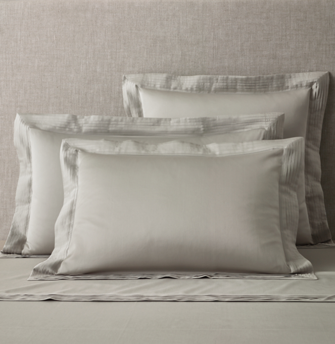 Italian Micro-Pleat 600 Sateen Sham