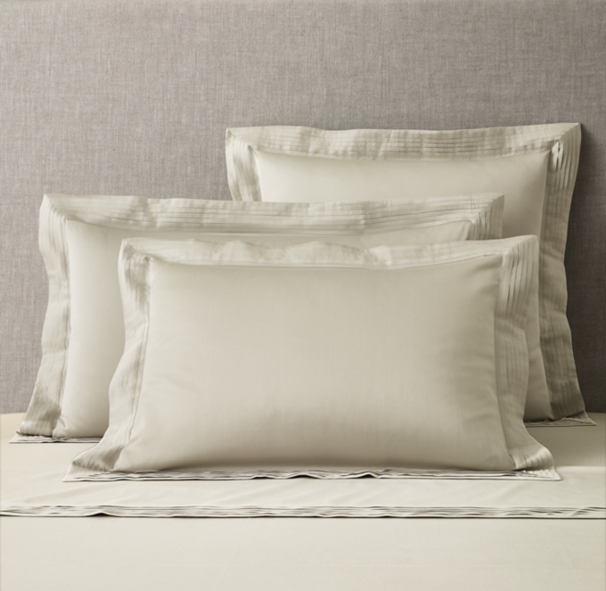 Italian Micro-Pleat 600 Sateen Sham