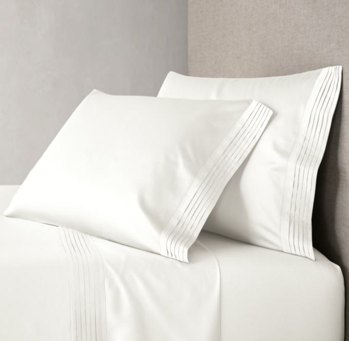 Italian Micro-Pleat 600 Sateen Sheet Set