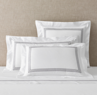 Italian Hotel Triple Satin Stitch Sateen Bedding Collection Rh