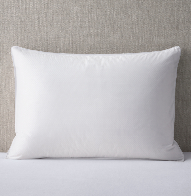 800 Fill Power European White Goose Down Batiste Pillow (European): White