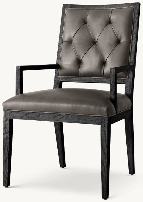 Shown in Italian Berkshire Pewter with Black Oak finish.