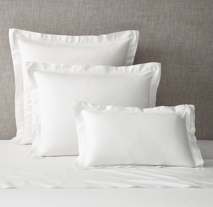 Italian Ultra-Soft 600-Thread-Count Sateen Flange Sham