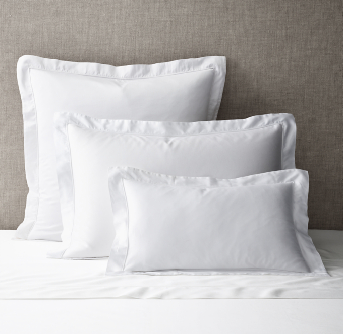 Italian Ultra-Soft 600-Thread-Count Sateen Flange Sham
