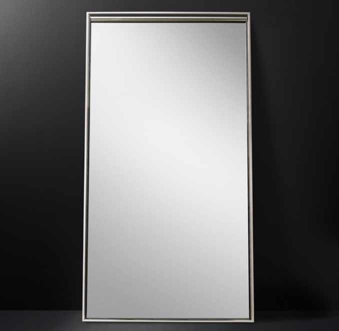 Metal Box Frame Leaner Mirror
