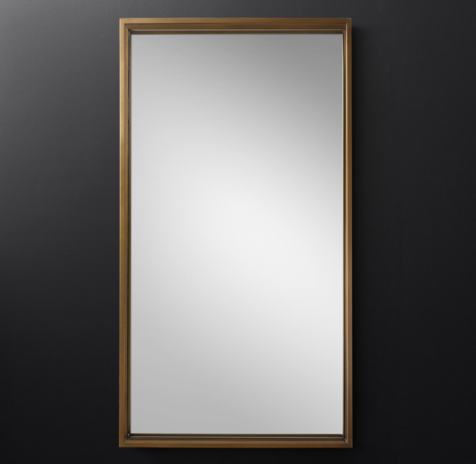 Metal Box Frame Wall Mirror