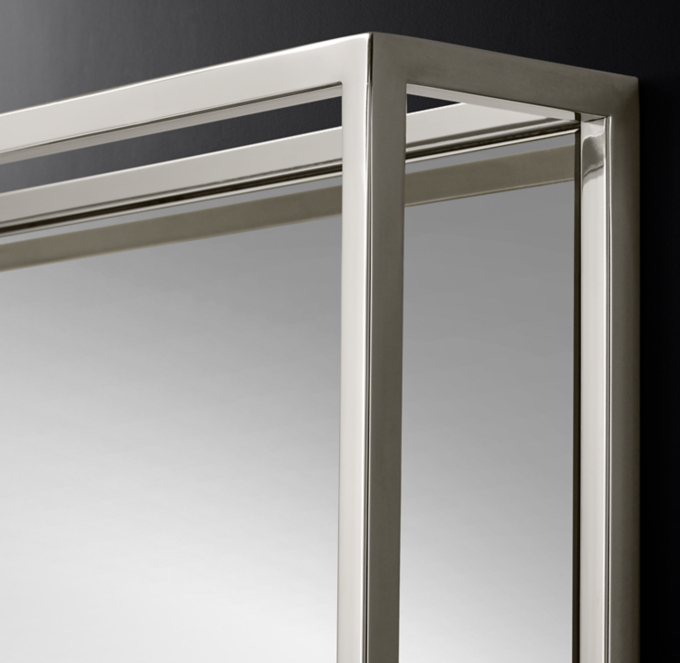 Metal Box Frame Wall Mirror | RH