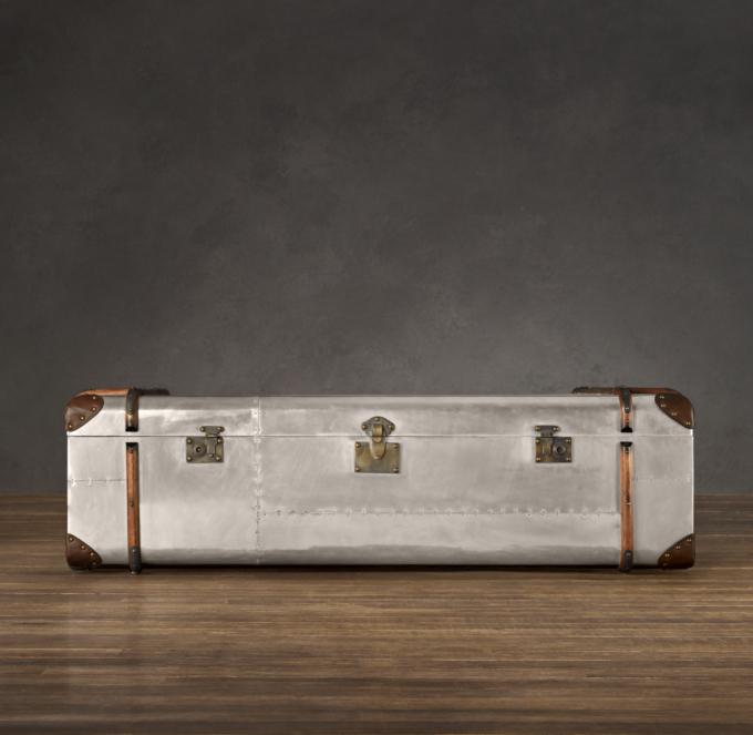 Richards' Trunk Coffee Table - Aluminum