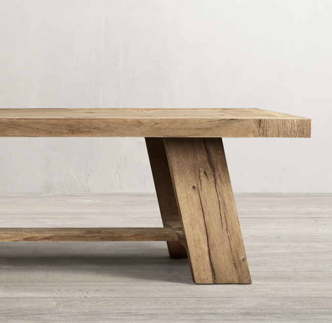 Davos Oak Rectangular Extension Dining Table