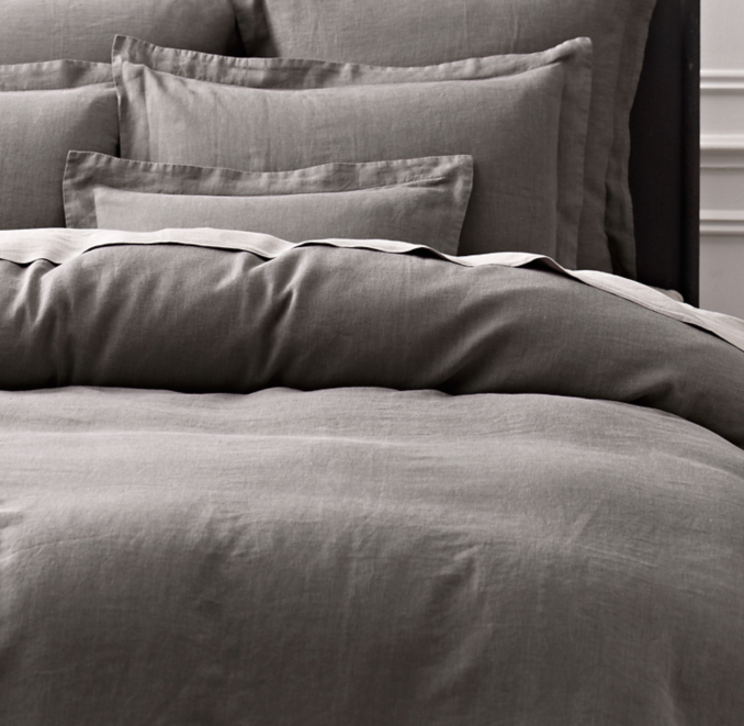 Stonewashed Belgian Flax Linen Duvet Cover