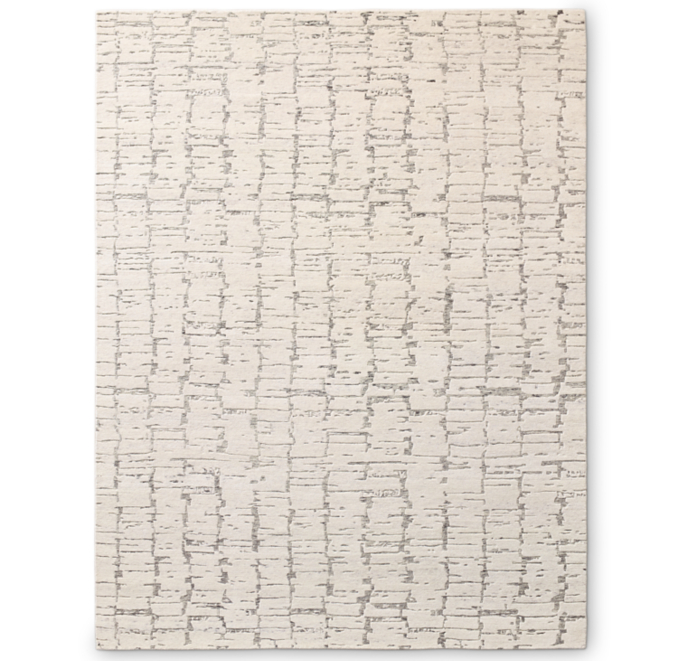 Overhead view of Oscillo Rug - Made-To-Order - Round 