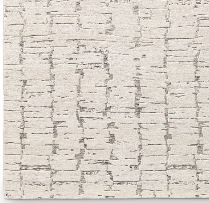 Overhead view of Oscillo Rug Swatch 