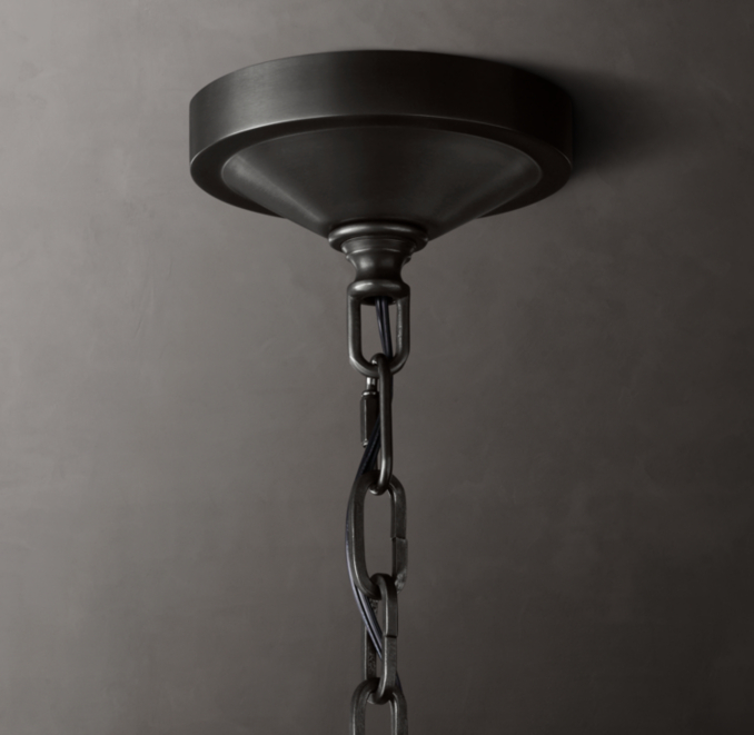 19Th C. English Openwork Rectangular Chandelier | RH