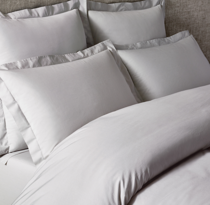 Italian Ultra-Soft 464-Thread-Count Percale Duvet Cover